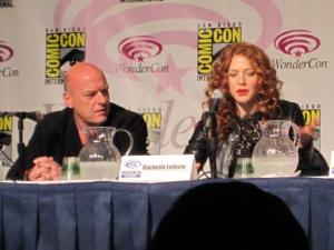 Dean Norris and Rachelle LeFevre (Photo by Rueben)