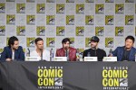 Santiago Cabrera (Salvation), Dylan Bruce (Orphan Black), Eoin Macken (Merlin and Nightflyers), Tom Ellis (Lucifer), and Benedict Wong (Doctor Strange) – Mike Copploa-Getty Images&nbsp;North