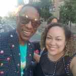 Lisa with Orlando&nbsp;Jones